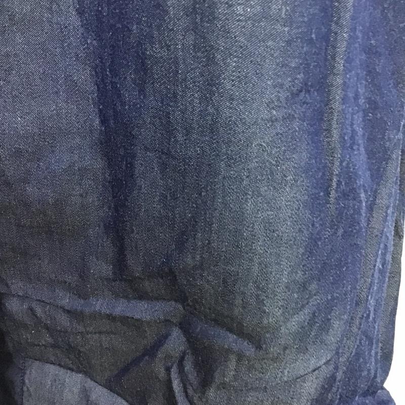 ニコアンド niko and... カットソー 半袖 M 無地 インディゴ / インディゴ /  レディース USED 古着 中古 10100956