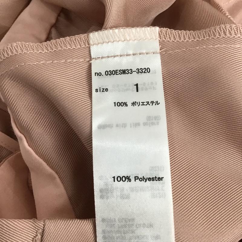 スライ SLY サロペット・オーバーオール サロペット、オーバーオール 030ESM33--3320 TAPERED ジャンプスーツ 1 無地 桃 / ピンク /  レディース USED 古着 中古 10100967