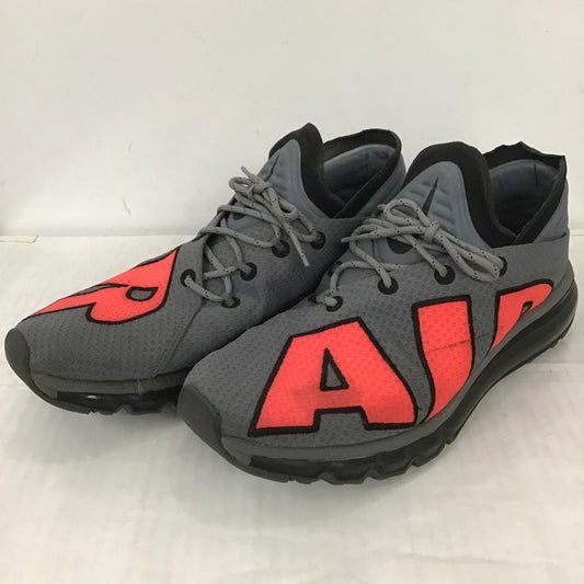 ナイキ NIKE スニーカー スニーカー 942236-004 AIR MAX FLAIR 29cm 29.0cm ロゴ、文字 灰 / グレー / X 桃 / ピンク /  メンズ USED 古着 中古 10100987