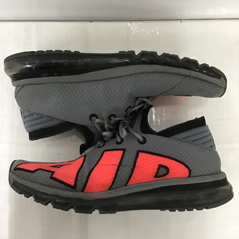 ナイキ NIKE スニーカー スニーカー 942236-004 AIR MAX FLAIR 29cm 29.0cm ロゴ、文字 灰 / グレー / X 桃 / ピンク /  メンズ USED 古着 中古 10100987