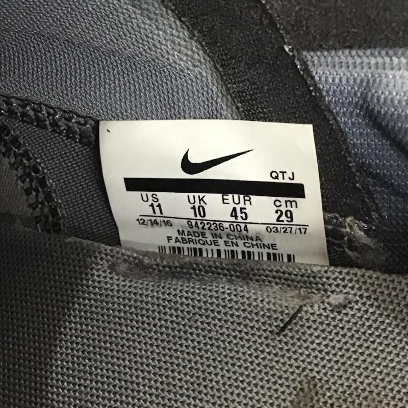 ナイキ NIKE スニーカー スニーカー 942236-004 AIR MAX FLAIR 29cm 29.0cm ロゴ、文字 灰 / グレー / X 桃 / ピンク /  メンズ USED 古着 中古 10100987