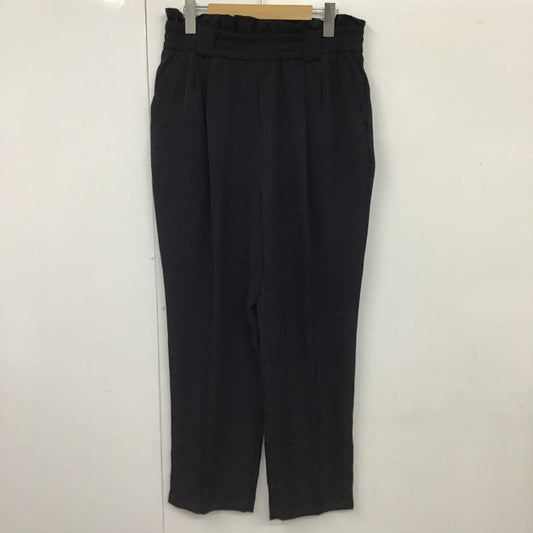 ザラ ZARA パンツ スラックス L 無地 紺 / ネイビー /  レディース USED 古着 中古 10101043