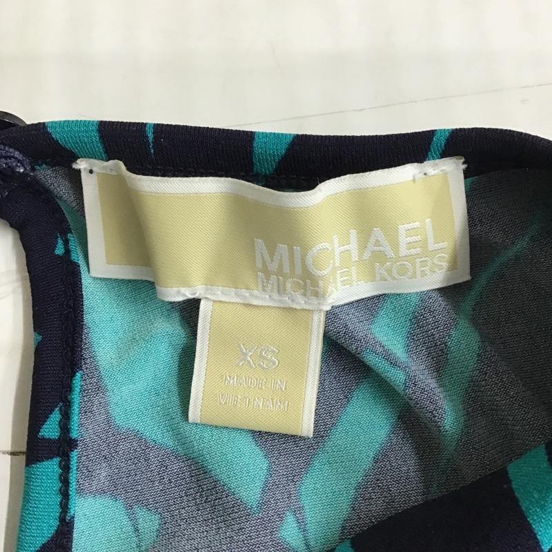 マイケルコース MICHAEL KORS ワンピース ひざ丈スカート XS 総柄 マルチカラー / マルチカラー /  レディース USED 古着 中古 10101051