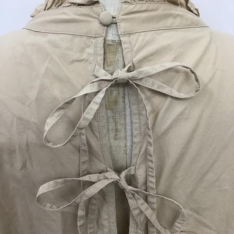 フーズフーチコ who's who Chico カットソー 長袖 CHZ1092504A0001 シャツブラウス2way 長袖カットソー ブラウス パフスリーブ フレアカットソー FREE 無地 ベージュ / ベージュ /  レディース USED 古着 中古 10101059