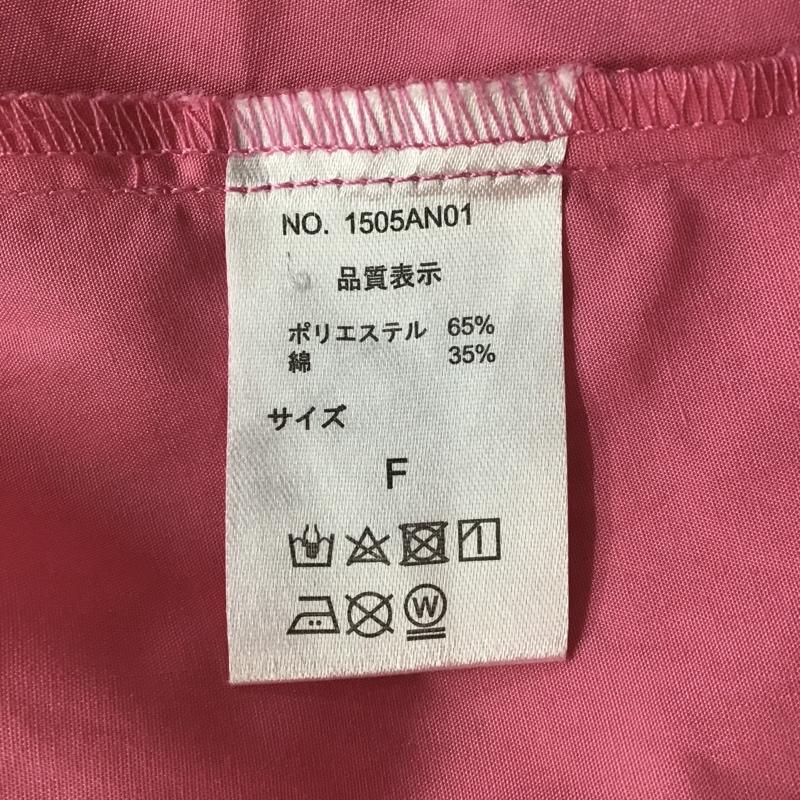 バースデイルーム Birthday room シャツ、ブラウス 半袖 1505AN01 2WAYケープブラウス FREE 無地 桃 / ピンク /  レディース USED 古着 中古 10101073