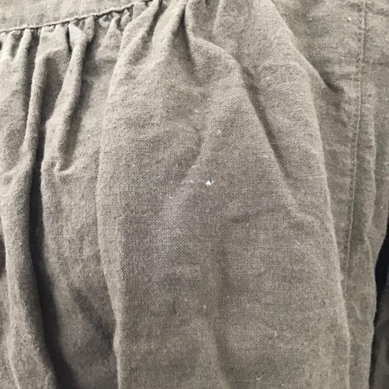 サマンサモスモス Samansa Mos2 カットソー 長袖 1708667 綿麻起毛ボリュームギャザープルオーバー FREE 無地 ダークブラウン / ダークブラウン /  レディース USED 古着 中古 10101075