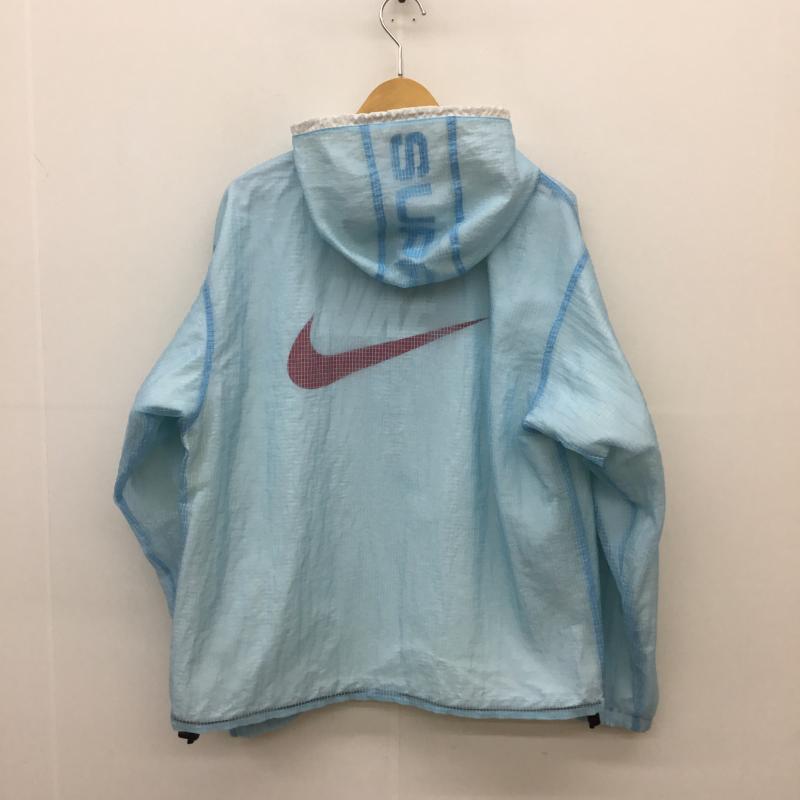シュプリーム Supreme ジャケット、上着 ジャケット、ブレザー NIKE ナイキ Jewel Reversible Ripstop Anorak ジュエル リバーシブル リップストップ アノラック CW9695-487 M ロゴ、文字 水色 / ライトブルー / X 白 / ホワイト /  メンズ USED 古着 中古 10101090