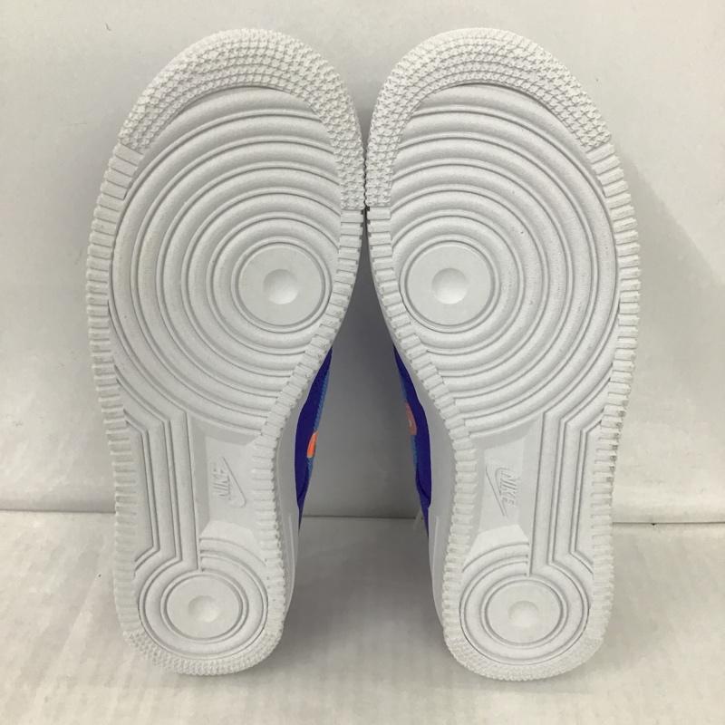 ナイキ NIKE スニーカー スニーカー DX2304-400 AIR FORCE 1 07 PREMIUM 27cm 箱有 40周年 27.0cm 総柄 青 / ブルー / X 白 / ホワイト /  メンズ USED 古着 中古 10101100