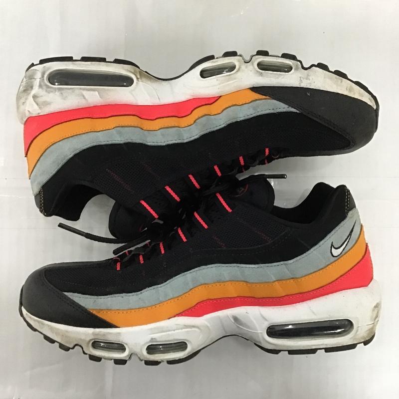 ナイキ NIKE スニーカー スニーカー AT9865-002 AIR MAX 95 ESSENTIAL 28cm 28.0cm ロゴ、文字 黒 / ブラック / X 灰 / グレー / X 橙 / オレンジ / X 赤 / レッド / X 白 / ホワイト /  メンズ USED 古着 中古 10101104