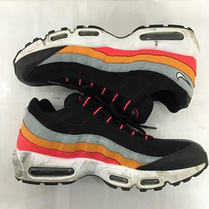 ナイキ NIKE スニーカー スニーカー AT9865-002 AIR MAX 95 ESSENTIAL 28cm 28.0cm ロゴ、文字 黒 / ブラック / X 灰 / グレー / X 橙 / オレンジ / X 赤 / レッド / X 白 / ホワイト /  メンズ USED 古着 中古 10101104