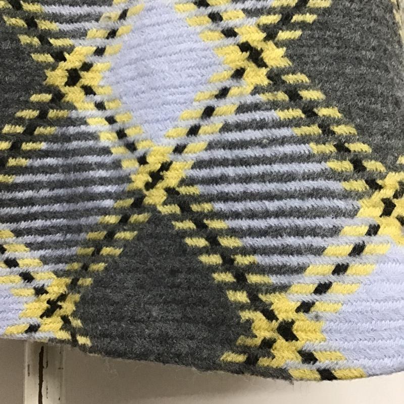 ブルーレーベル・クレストブリッジ BLUE LABEL CRESTBRIDGE スカート ひざ丈スカート 55S19-253-07 ウール フレアスカート 38 チェック 灰 / グレー / X 水色 / ライトブルー / X 黒 / ブラック / X ベージュ / ベージュ /  レディース USED 古着 中古 10101113