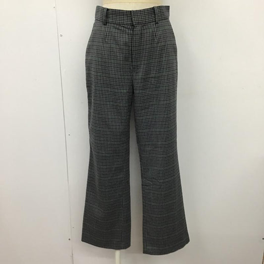 ビームス ハート BEAMS HEART ボトムス ボトムス 43-23-0549-644 ガンクラブチェックフレアパンツ M チェック 灰 / グレー / X ダークグレー / ダークグレー / X 緑 / グリーン /  レディース USED 古着 中古 10101132