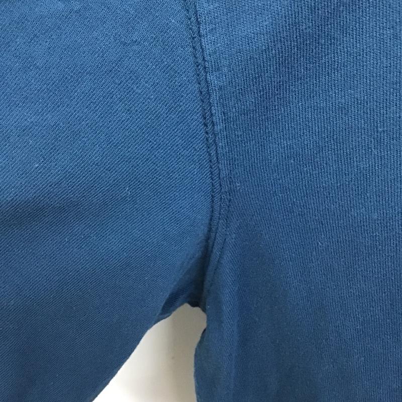 カーハート Carhartt Tシャツ 半袖 K87 984 クルーネック 胸ポケット XL ロゴ、文字 青 / ブルー /  メンズ USED 古着 中古 10101160