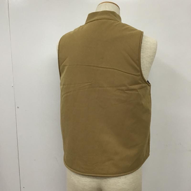 古着 USED ベスト ベスト OKONKWO ミリタリー ジップアップ S 無地 ベージュ / ベージュ /  メンズ USED 古着 中古 10101162
