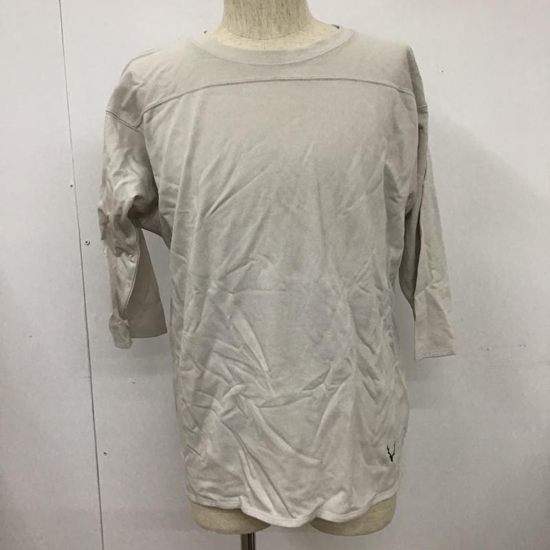 サウスツーウェストエイト South2 West8 Tシャツ 七分袖 GL861 クルーネック コットン ナイロン S ワンポイント 灰 / グレー /  メンズ USED 古着 中古 10101166