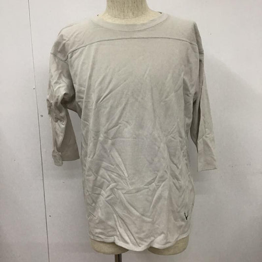 サウスツーウェストエイト South2 West8 Tシャツ 七分袖 GL861 クルーネック コットン ナイロン S ワンポイント 灰 / グレー /  メンズ USED 古着 中古 10101166