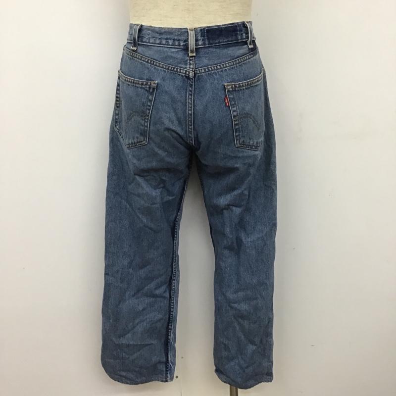 サニーサイドアップ MADE by sunny side up パンツ デニム、ジーンズ ジーパン ロゴ、文字 青 / ブルー /  メンズ USED 古着 中古 10101169