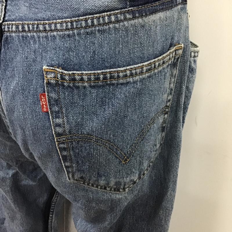 サニーサイドアップ MADE by sunny side up パンツ デニム、ジーンズ ジーパン ロゴ、文字 青 / ブルー /  メンズ USED 古着 中古 10101169