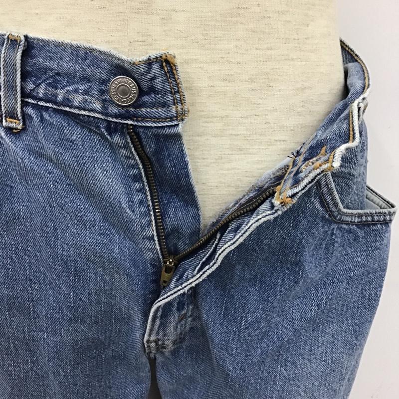 サニーサイドアップ MADE by sunny side up パンツ デニム、ジーンズ ジーパン ロゴ、文字 青 / ブルー /  メンズ USED 古着 中古 10101169