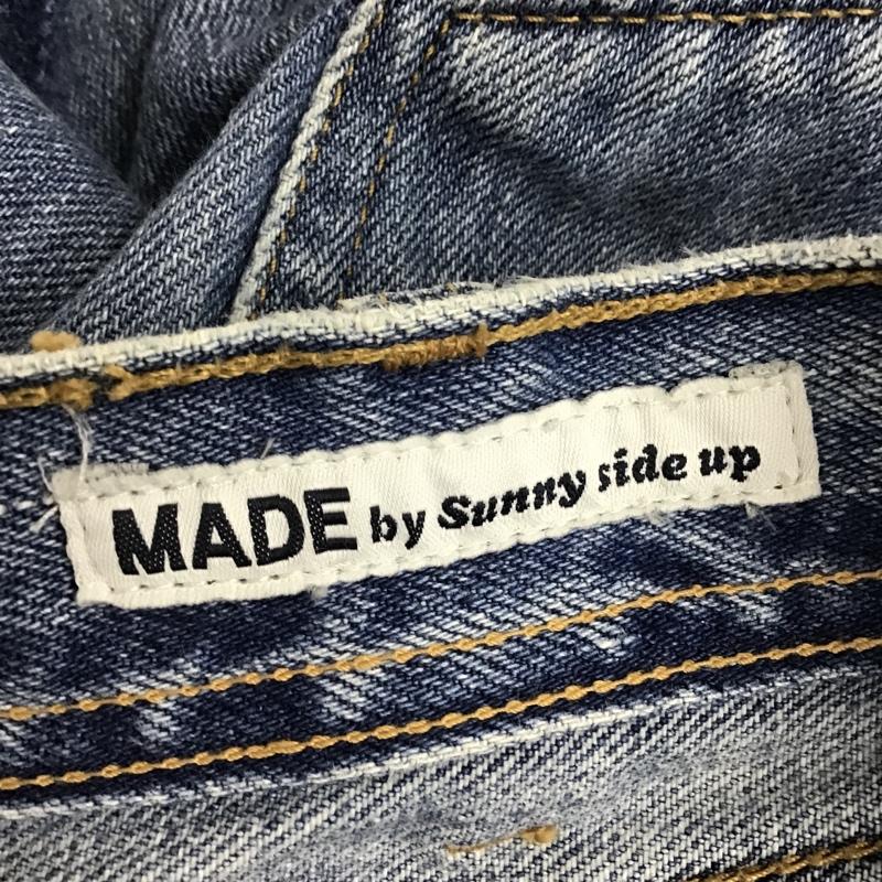 サニーサイドアップ MADE by sunny side up パンツ デニム、ジーンズ ジーパン ロゴ、文字 青 / ブルー /  メンズ USED 古着 中古 10101169