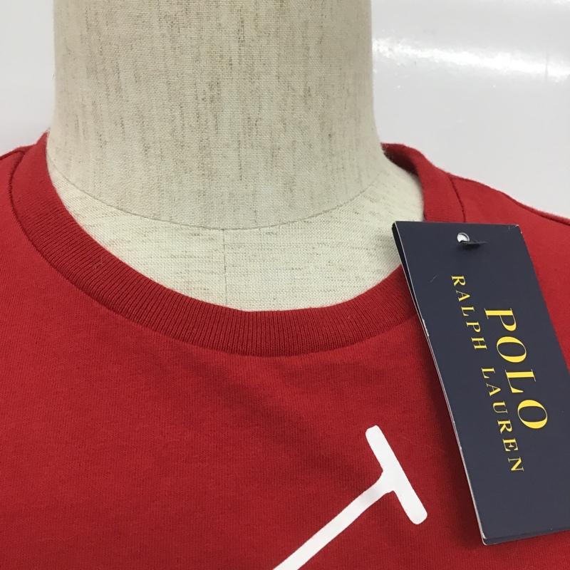 ポロラルフローレン POLO RALPH LAUREN Tシャツ 半袖 ビッグポニー クルーネック タグ付き S プリント 赤 / レッド / X 白 / ホワイト /  メンズ USED 古着 中古 10101189