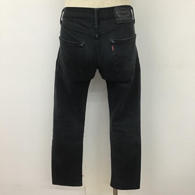 リーバイストラウスアンドコー Levi Strauss & co. パンツ デニム、ジーンズ デニムパンツ ワーカージーンズ カジュアルパンツ スリムパンツ ストレッチパンツ 29インチ 無地 黒 / ブラック /  メンズ USED 古着 中古 10101230
