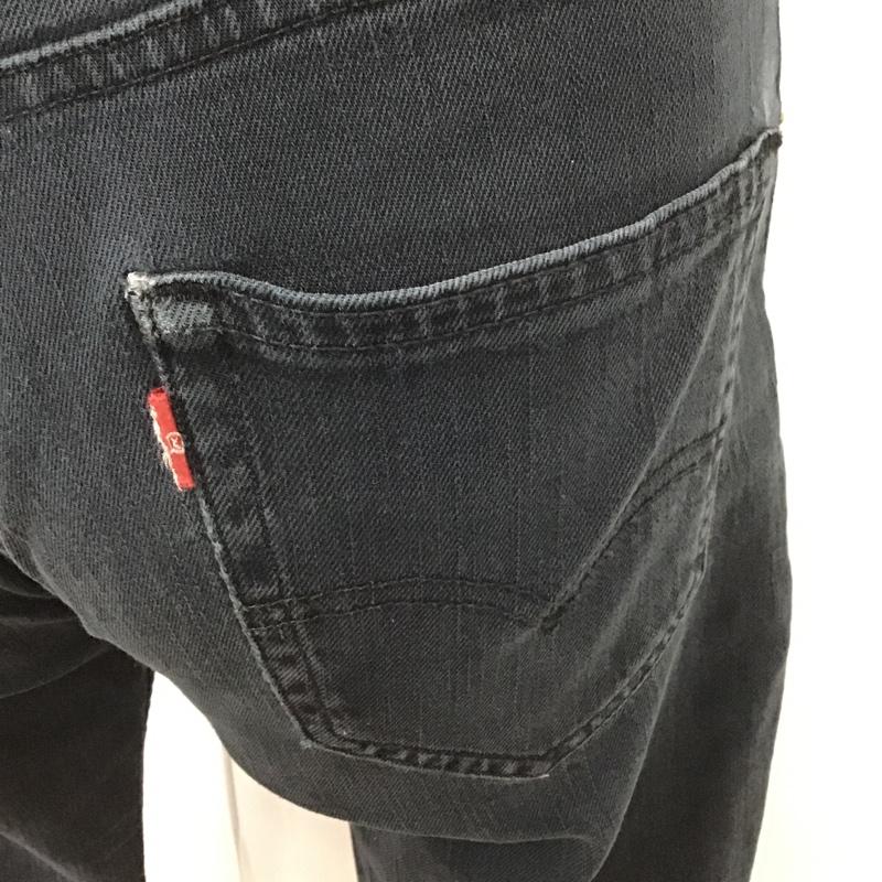 リーバイストラウスアンドコー Levi Strauss & co. パンツ デニム、ジーンズ デニムパンツ ワーカージーンズ カジュアルパンツ スリムパンツ ストレッチパンツ 29インチ 無地 黒 / ブラック /  メンズ USED 古着 中古 10101230