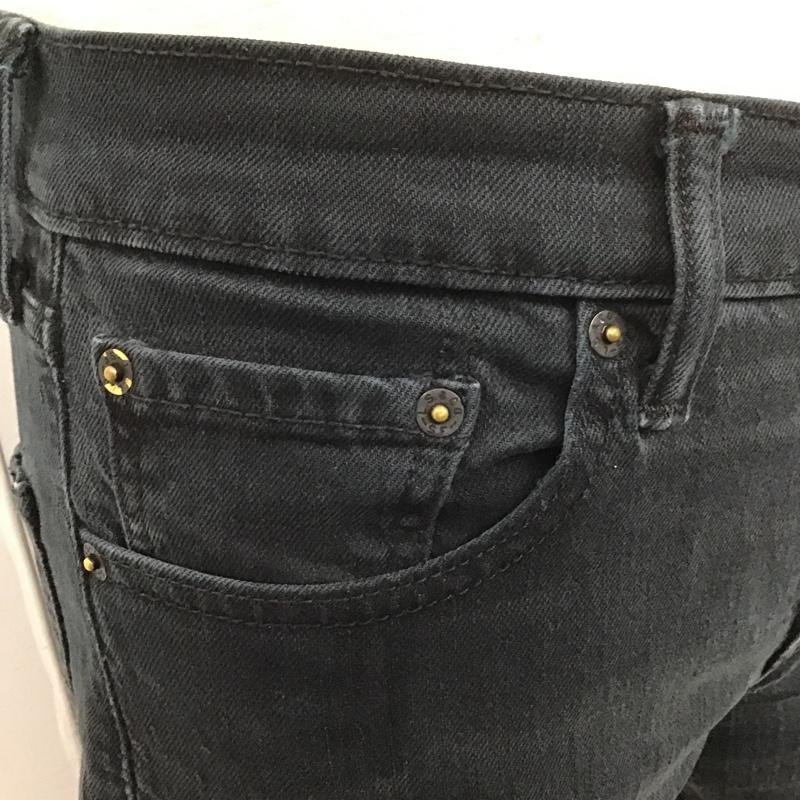 リーバイストラウスアンドコー Levi Strauss & co. パンツ デニム、ジーンズ デニムパンツ ワーカージーンズ カジュアルパンツ スリムパンツ ストレッチパンツ 29インチ 無地 黒 / ブラック /  メンズ USED 古着 中古 10101230