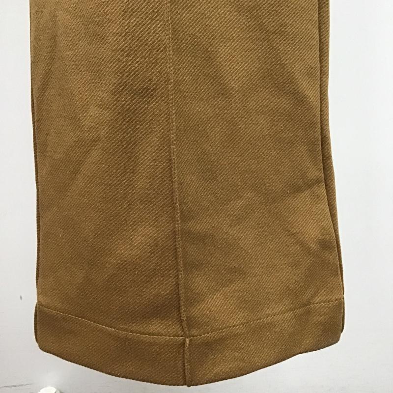 ニコアンド niko and... パンツ スラックス ST94TL02AD カットカルゼフレアパンツ センタープレス フレアパンツ カジュアルパンツ 3 無地 キャメル / キャメル /  レディース USED 古着 中古 10101292
