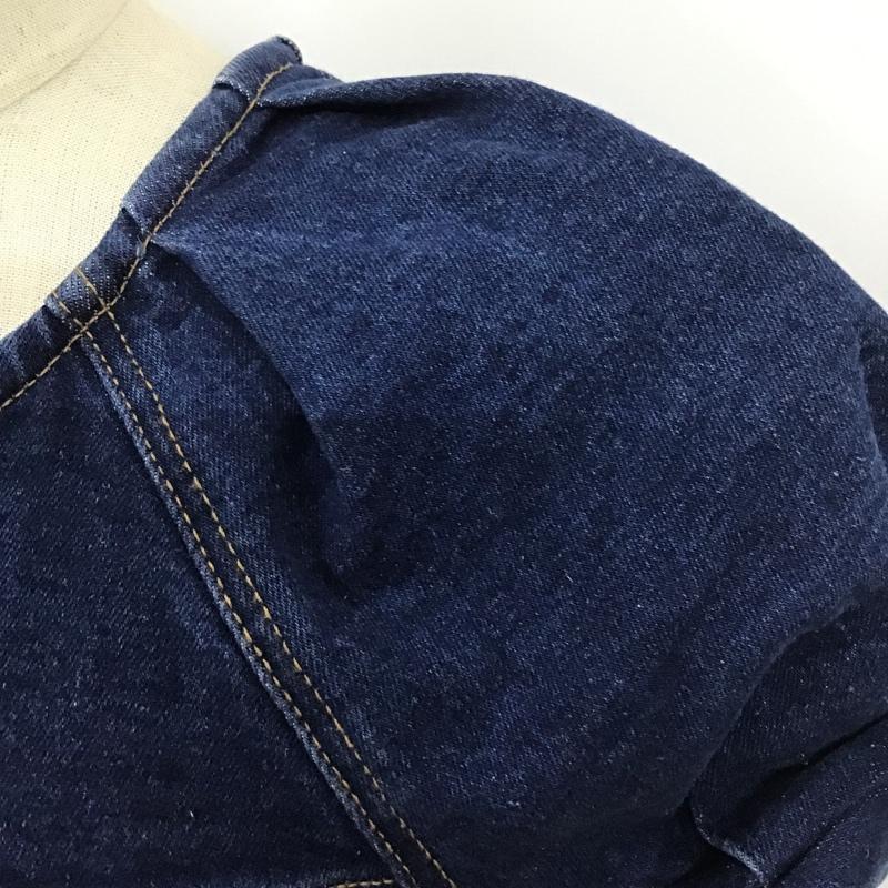 ザラ ZARA ワンピース ミニスカート デニム S 無地 インディゴ / インディゴ /  レディース USED 古着 中古 10101308