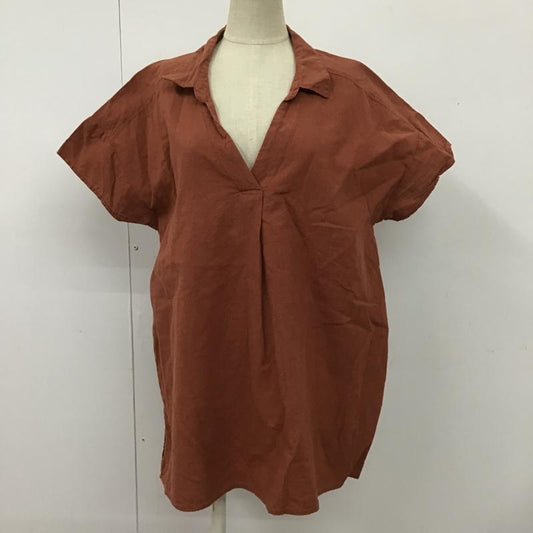 サマンサモスモス Samansa Mos2 シャツ、ブラウス 半袖 1709175 柄アソートチュニック スキッパー プルオーバー FREE 無地 橙 / オレンジ /  レディース USED 古着 中古 10101316