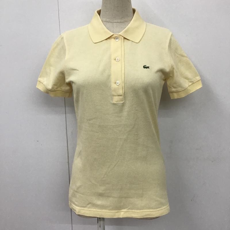 ラコステ LACOSTE ポロシャツ 半袖 38 無地 マルチカラー / マルチカラー /  レディース USED 古着 中古 10101323