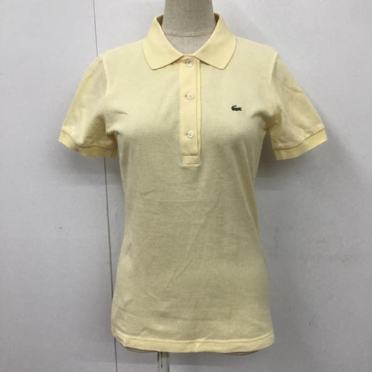 ラコステ LACOSTE ポロシャツ 半袖 38 無地 マルチカラー / マルチカラー /  レディース USED 古着 中古 10101323