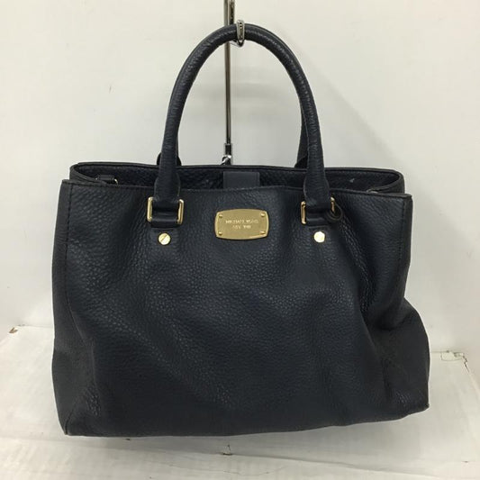 マイケルコース MICHAEL KORS ハンドバッグ ハンドバッグ 35H3GBFT2L ロゴ、文字 紺 / ネイビー / X 金 / ゴールド /  レディース USED 古着 中古 10101372