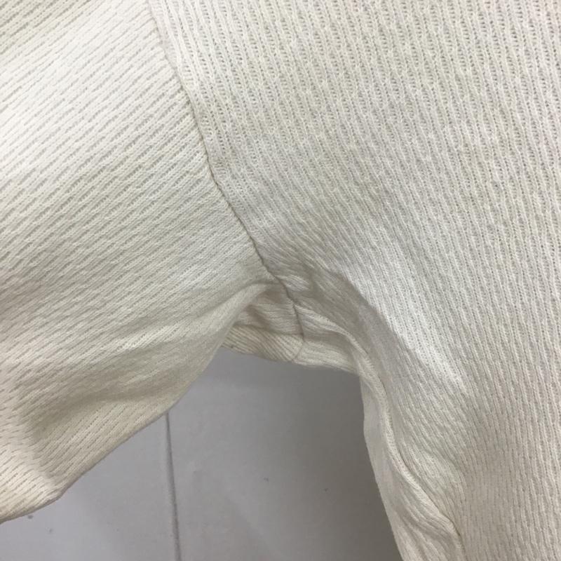 ニコアンド niko and... カットソー 長袖 M 無地 オフホワイト / オフホワイト /  レディース USED 古着 中古 10101376