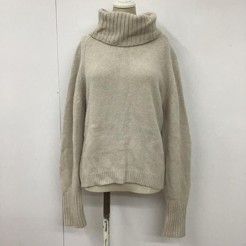 ビューティアンドユースユナイテッドアローズ BEAUTY&YOUTH UNITED ARROWS ニット、セーター 長袖 1613-105-3073 5Gソフトロービングタートルネックニット 無地 アイボリー / アイボリー /  レディース USED 古着 中古 10101389