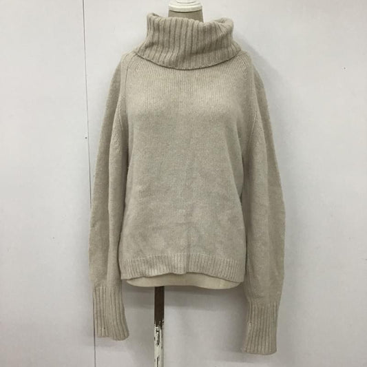 ビューティアンドユースユナイテッドアローズ BEAUTY&YOUTH UNITED ARROWS ニット、セーター 長袖 1613-105-3073 5Gソフトロービングタートルネックニット 無地 アイボリー / アイボリー /  レディース USED 古着 中古 10101389