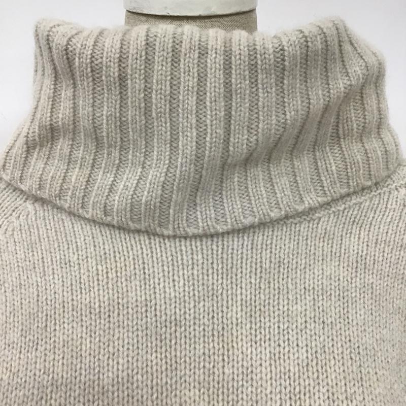 ビューティアンドユースユナイテッドアローズ BEAUTY&YOUTH UNITED ARROWS ニット、セーター 長袖 1613-105-3073 5Gソフトロービングタートルネックニット 無地 アイボリー / アイボリー /  レディース USED 古着 中古 10101389