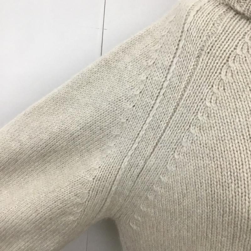 ビューティアンドユースユナイテッドアローズ BEAUTY&YOUTH UNITED ARROWS ニット、セーター 長袖 1613-105-3073 5Gソフトロービングタートルネックニット 無地 アイボリー / アイボリー /  レディース USED 古着 中古 10101389