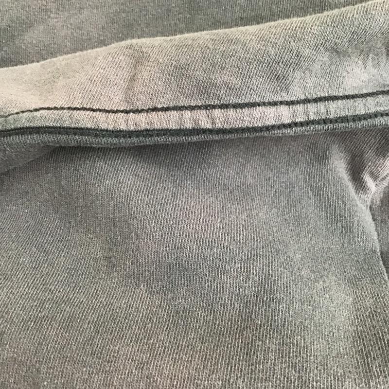 セントマイケル SAINT MICHAEL Tシャツ 半袖 SM-S23-0000-005 クルーネック バックプリント ヴィンテージ加工 XL ロゴ、文字 X ダメージ加工 黒 / ブラック /  メンズ USED 古着 中古 10101406