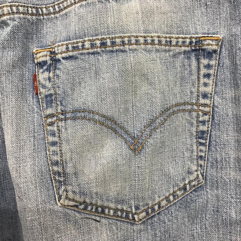 リーバイス Levi's パンツ デニム、ジーンズ 501-0130 ボタンフライ ストレート ジーパン W36 L32 36インチ 無地 青 / ブルー /  メンズ USED 古着 中古 10101413