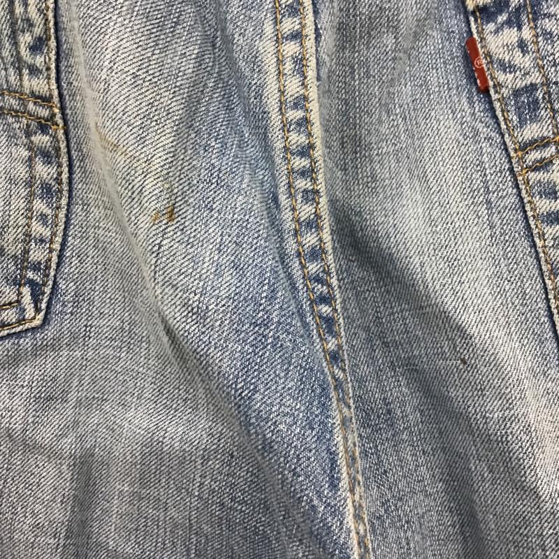 リーバイス Levi's パンツ デニム、ジーンズ 501-0130 ボタンフライ ストレート ジーパン W36 L32 36インチ 無地 青 / ブルー /  メンズ USED 古着 中古 10101413