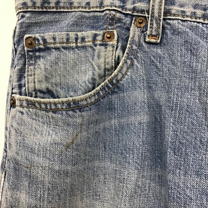リーバイス Levi's パンツ デニム、ジーンズ 501-0130 ボタンフライ ストレート ジーパン W36 L32 36インチ 無地 青 / ブルー /  メンズ USED 古着 中古 10101413