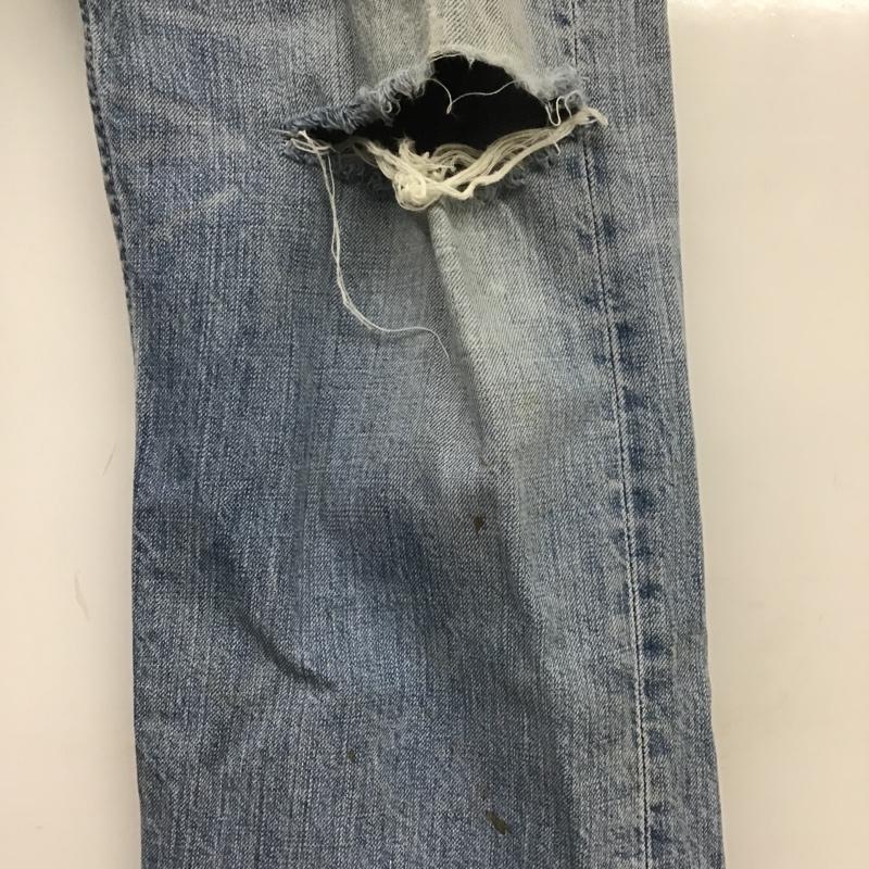 リーバイス Levi's パンツ デニム、ジーンズ 501-0130 ボタンフライ ストレート ジーパン W36 L32 36インチ 無地 青 / ブルー /  メンズ USED 古着 中古 10101413
