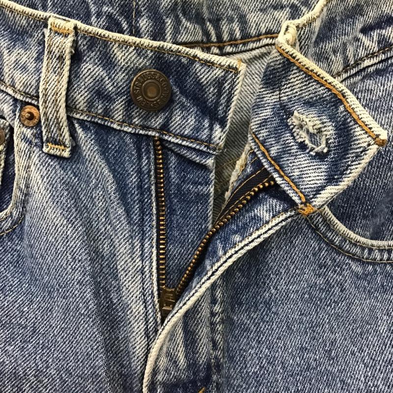 リーバイストラウスアンドコー Levi Strauss & co. パンツ デニム、ジーンズ デニムパンツ ストレートパンツ スリムパンツ カジュアルパンツ 29インチ 無地 インディゴ / インディゴ /  メンズ USED 古着 中古 10101415