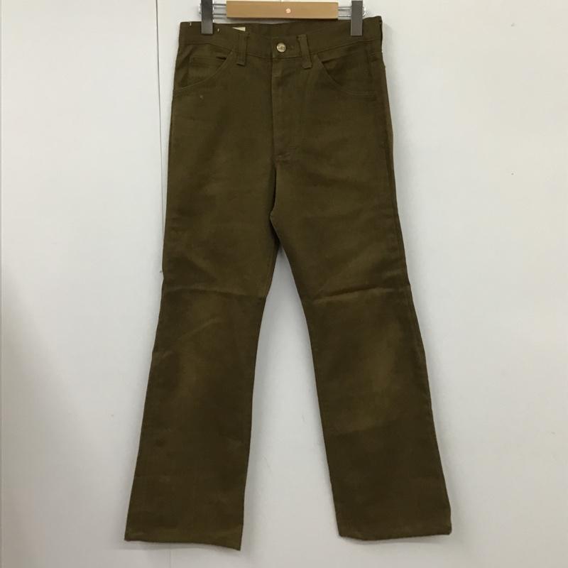 リー Lee パンツ デニム、ジーンズ デニムパンツ ジーンズ カジュアルパンツ スリムパンツ 無地 カーキ / カーキ /  メンズ USED 古着 中古 10101416