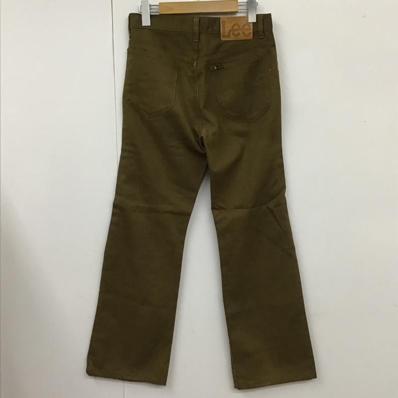 リー Lee パンツ デニム、ジーンズ デニムパンツ ジーンズ カジュアルパンツ スリムパンツ 無地 カーキ / カーキ /  メンズ USED 古着 中古 10101416