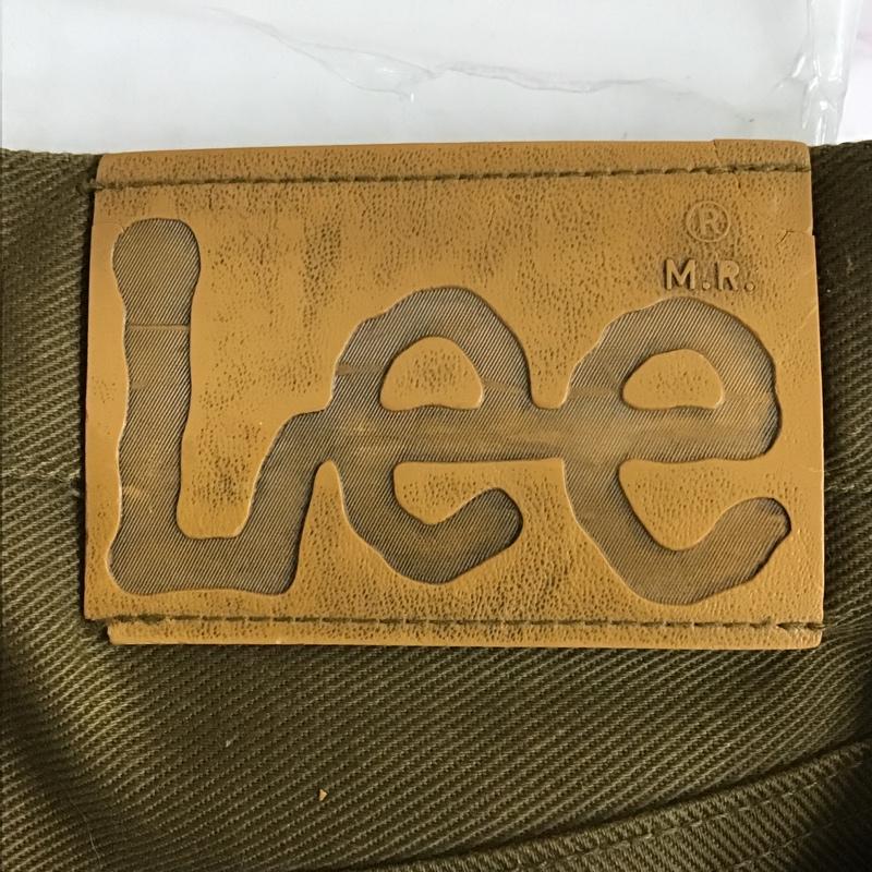 リー Lee パンツ デニム、ジーンズ デニムパンツ ジーンズ カジュアルパンツ スリムパンツ 無地 カーキ / カーキ /  メンズ USED 古着 中古 10101416