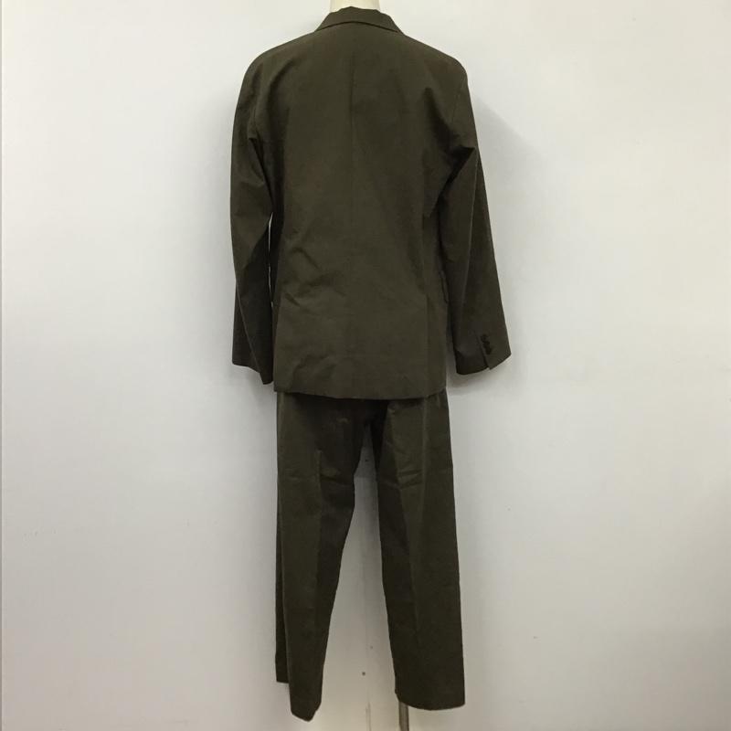 ポートバイアーク PORT BY ARK セットアップ セットアップ PO10-J001 DoubleBreastedJacket 2tuckTrousers セットアップジャケット カジュアルワイドパンツ 2 無地 カーキ / カーキ /  メンズ USED 古着 中古 10101419