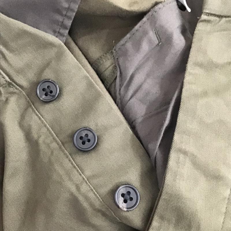 ポートバイアーク PORT BY ARK セットアップ セットアップ PO10-J001 DoubleBreastedJacket 2tuckTrousers セットアップジャケット カジュアルワイドパンツ 2 無地 カーキ / カーキ /  メンズ USED 古着 中古 10101419